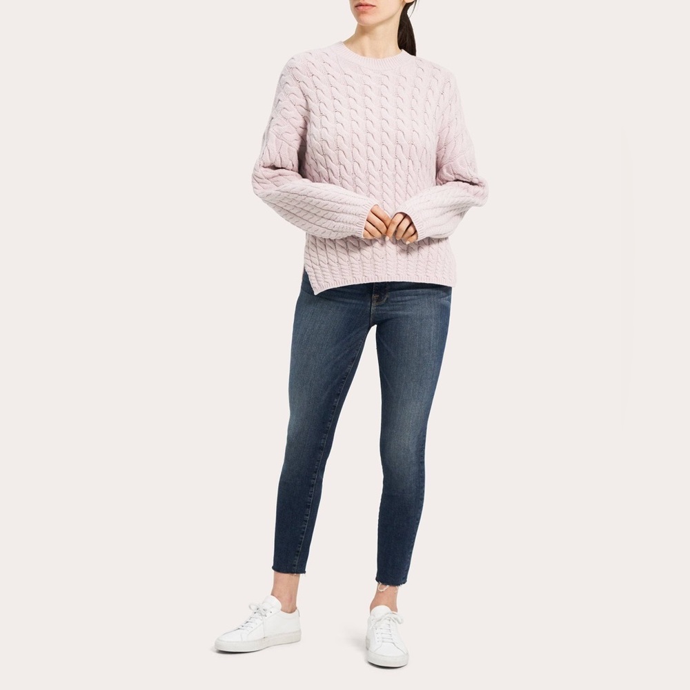 THEORY
Karenia beautiful cable-knit wool and cashmere-blend - Picture 4 of 10
